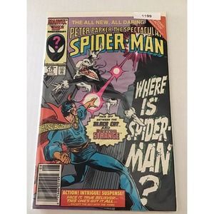 Spectacular Spider-Man #117 Vol. 1 (Marvel, 1986) Dr. Strange Black Cat